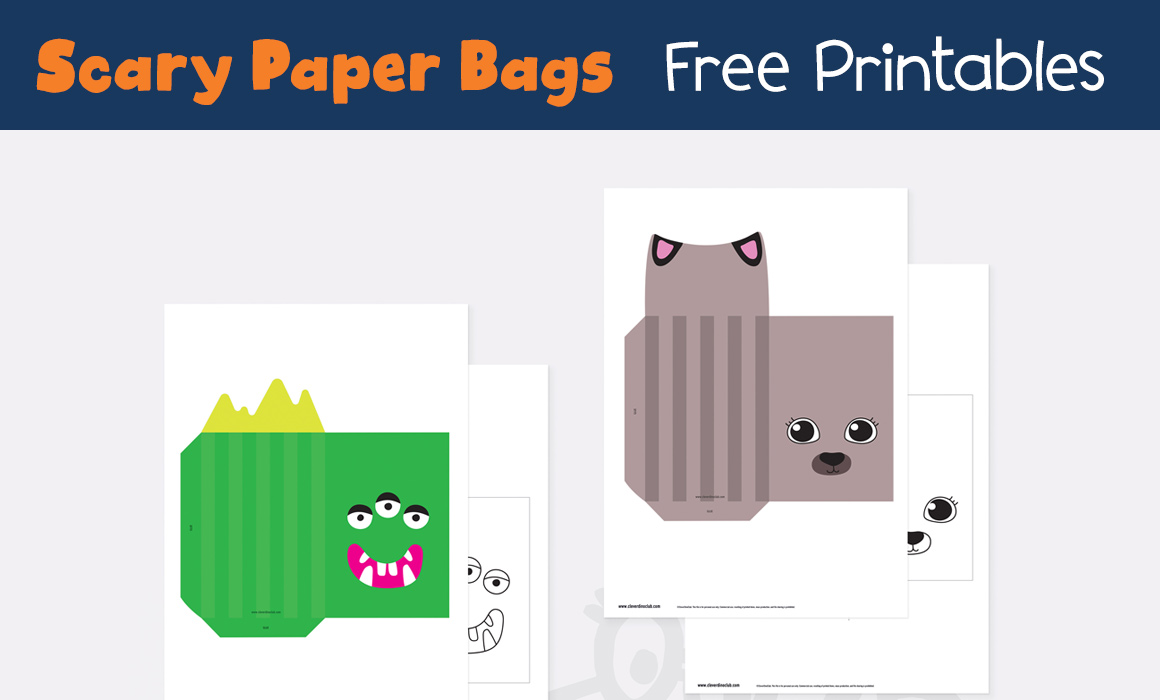 Halloween Paper Bags – Free Printables